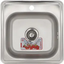 Мийка кухонна ZERIX Z4848-06-160E satin (ZM0557)