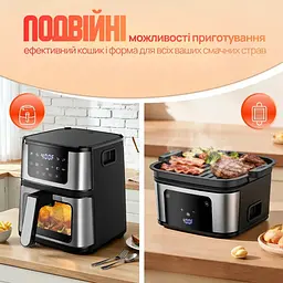 Аерофритюрниця DOMOTEC Air Fryer MS-3225 - мініатюра 7