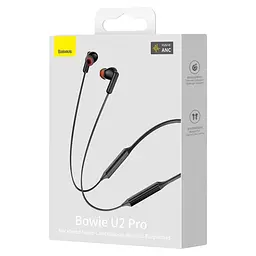 Бездротові навушники Baseus Bowie U2 Pro NGTU010001 Black - мініатюра 5