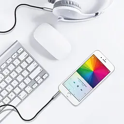 Зарядний пристрій Choetech AUX - TRS Audio 3.5мм M/M 1,2м (AUX002) - мініатюра 7