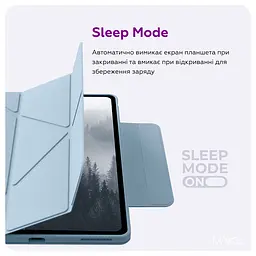 Чохол Make для планшета Apple iPad (A16) Origami+ Blue - мініатюра 4