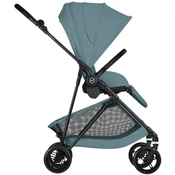 Візок Cybex Melio Carbon Stormy Blue з бампером (526000773) - мініатюра 3