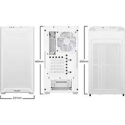 Корпус Be quiet! PURE BASE 501 LX White (BGW79) - мініатюра 5