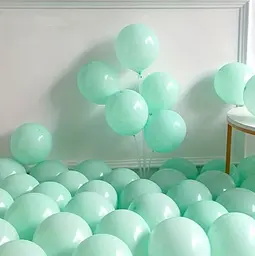 Кулька повітряна латексна 30 см (100) макарун тіффані, IDEA7-DL-021 - мініатюра 5