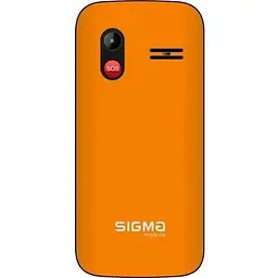 Телефон Sigma Mobile Comfort 50 HIT 2020 помаранчевий - мініатюра 2