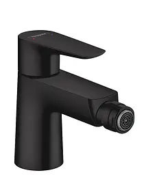 Змішувач Hansgrohe Talis E для біде Matt Black із зливним гарнітуром 71720670 Чорний матовий