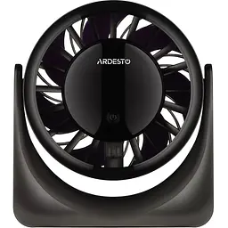 Вентилятор Ardesto OneBreeze настільний 12 см сірий (FT-M95B) - мініатюра 4