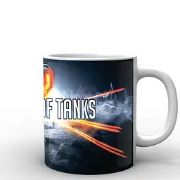 Кухоль GeekLand World of Tanks лого WT.02.018 330 мл білий - мініатюра 2