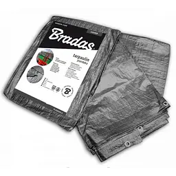 Тент високої міцності Bradas GRAY 200 г/м² 10x10 м PLG20010/10