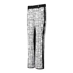 Штани CMP Womens' Clima Protect Stretch Ski Trousers with Geometric Print L White/Black (1097-31W0046-15ZH 42) - мініатюра 3