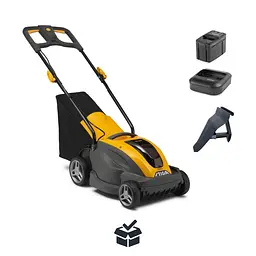 Stiga Газонокосарка аккумуляторна Combi336eKit 48В 2А·рік 34см 35л 25-75мм ЗП 12кг - мініатюра 2