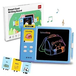 Планшет для малювання з навчальними карточками S5 Blue - мініатюра 2