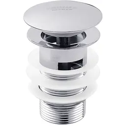 Донний клапан для раковини Kroner KRM - C962 1 1/4" з переливом CV022944, Хром