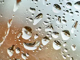 Вініловий кухонний фартух Happy Pocket Мокре скло наклейка для кухні ПВХ краплі роса Текстура Сірий Z181600 - мініатюра 9
