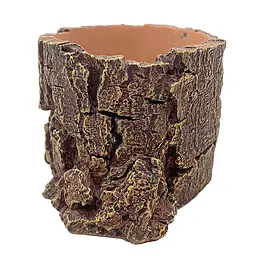 Декорація Hobby Forest Stump 14x12,5x10 см - декоративний пень, поїлка для тераріуму (40848) - мініатюра 5