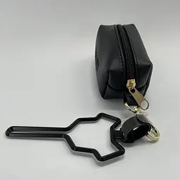 Диспенсер для біопакетів Fioviel dog poop bag dispenser чорний - мініатюра 5