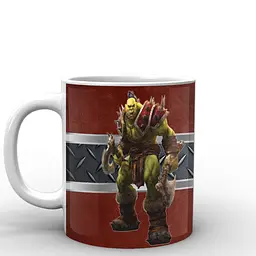 Кухоль GeekLand World of Warcraft орк WW.02.16 330 мл білий - мініатюра 2