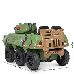 Дитячий електромобіль-танк Bambi Racer M 4862BR-5 до 30 кг - мініатюра 3