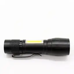 Ліхтар ручний акумуляторний з USB-зарядкою, бічним світлом та ZOOM HB-513-XPE+COB - мініатюра 8