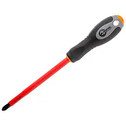 Викрутка діелектрична хрестоподібна хрестова Intertool PH3 х 150 мм 1000 В VT-3213