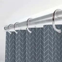Штора для ванної кімнати Fabrika Geo з кільцями 12 шт 180x180 PEVA - мініатюра 4