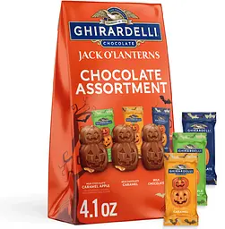 Шоколадні цукерки Ghirardelli Jack O' Lanterns Chocolate Assortment 118г