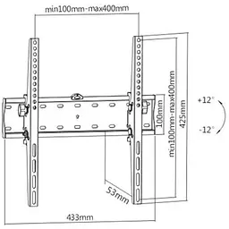 Кронштейн Gembird WM-55T-02 - мініатюра 5