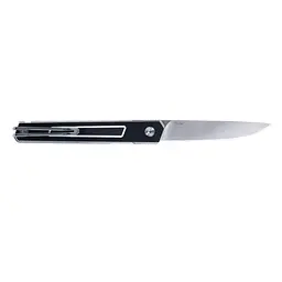 Ніж складаний туристичний SRM Swift 125L-GB (8 см) 12C27 / G10 чорний - мініатюра 3