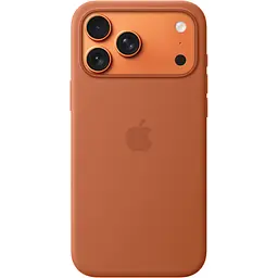 Чохол Silicone Case with Button, Animation & MagSafe для Apple iPhone 17 Pro Max Terra Cotta AAA [149949]
