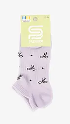 Шкарпетки для дівчинки Premier Socks Бантики 22-24 Бузковий (4820203375066) - мініатюра 3