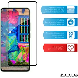 Скло захисне ACCLAB Full Glue Xiaomi Redmi Note 13 4G Black (1283126583704) - мініатюра 5