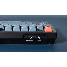 Клавіатура Keychron V5 Max Gateron Jupiter Brown Knob Hot-Swap QMK Wireless/Bluetooth/USB-А UA Black (V5M-D3-UA) - мініатюра 9