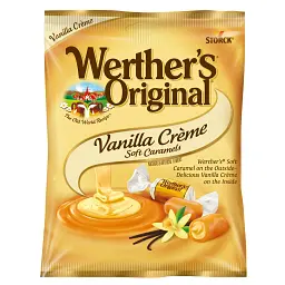 Цукерки Werther's Original з карамеллю та ванільним кремом 128 г