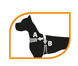 Шлея для собак Ferplast Sport Dog M: 58 см B: 69-86 см 78004719 - мініатюра 2