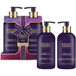Подарунковий набір для догляду за руками Baylis & Harding Midnight Fig & Pomegranate: Рідке мило 300 мл + Лосьйон для рук та тіла 300 мл - мініатюра 2