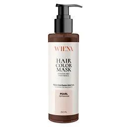 Тонувальна маска для волосся з кератином і пантенолом WIL'NA Hair Color Mask Перлинний 250 мл