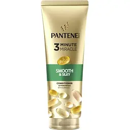 Кондиціонер для волосся Pantene Pro-V 3 Minute Miracle Гладке та шовковисте 220 мл (8700216823609) - мініатюра 2