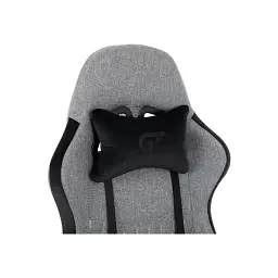Крісло ігрове GT Racer X-2324 Gray/Black (X-2324 Fabric Gray/Black Suede) - мініатюра 6
