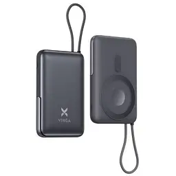 Батарея універсальна Vinga 10000 mAh 22.5W/15W/2.5W Wireless (VPBB1022WL) - мініатюра 2