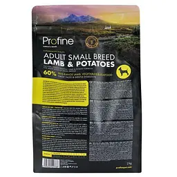 Сухий корм Profine Adult Small для собак малих порід, з ягням та картоплею, 2 кг - мініатюра 3
