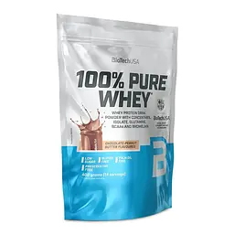 Сироватковий протеїн BioTech 100% Pure Whey, 400 грам - Шоколад-арахісова паста