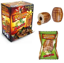 Блок жуйок Fini Pirate Barrels Mojito Gum 200шт - мініатюра 2
