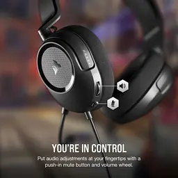 Навушники Corsair HS35 Surround v2 Multiplatform Gaming Carbon CA-9011386-EU - мініатюра 7