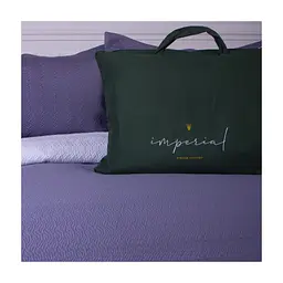 Покривало MirSon набір Imperial Grey Line покривало 220х240 см + наволочки 50х70 см х 2 шт (2200007178070) - мініатюра 10