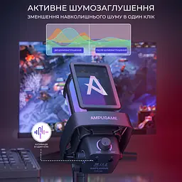 Мікрофон конденсаторний Fifine Ampligame USB Black (Q8PRO) - мініатюра 8
