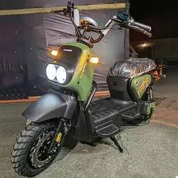 Електроскутер Двомісний Crosser CR4 (1200W, 72V/24Ah) Зелений - мініатюра 7