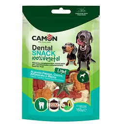Ласощі Dental Snak Mix, морські тварини із солодкою картоплею та папаєю, копченим томатом, м'ятою, кокосовою олією та ваніллю, 155 г