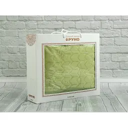 Покривало Руно двостороннє декоративне Velour Green banana зигзаг 150х220 см - мініатюра 12