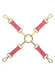 Фіксатор для бондажу Taboom Malibu Hogtie (рожевий)