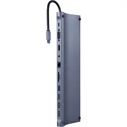 Док-станція Cablexpert 9-в-1 A-CM-COMBO11-01